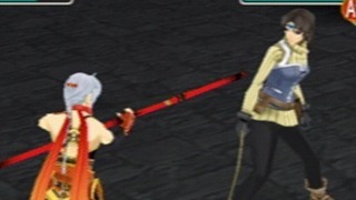 a blurry-ass image of two women fighting in suikoden v